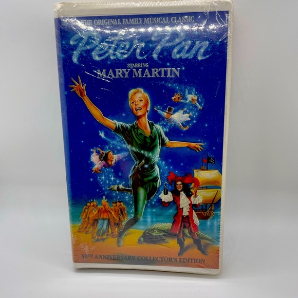 Peter Pan 30th Anniversary Collector's Edition VHS New Sealed - Picture 1 of 8